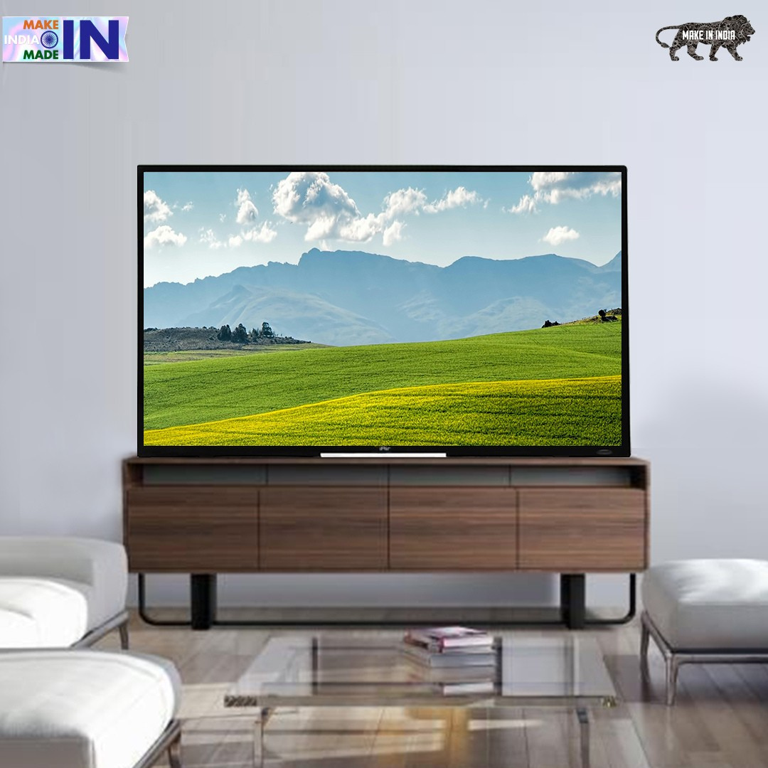 iAir 43 Inch Smart LED TV – Full HD Android TV with Voice Remote, Wi-Fi & Apps