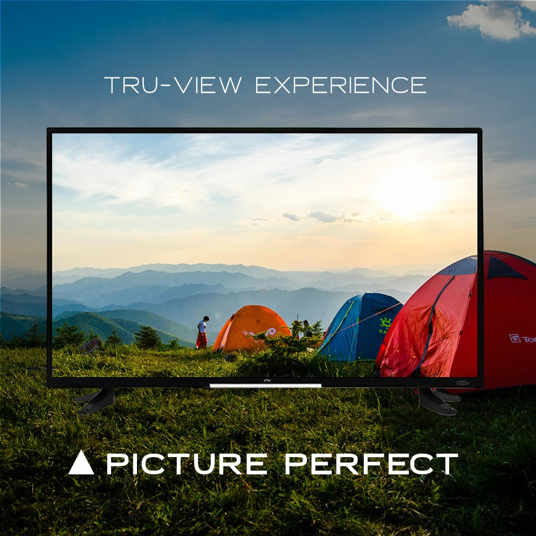 iAir 43 Inch Smart LED TV – Full HD Android TV with Voice Remote, Wi-Fi & Apps