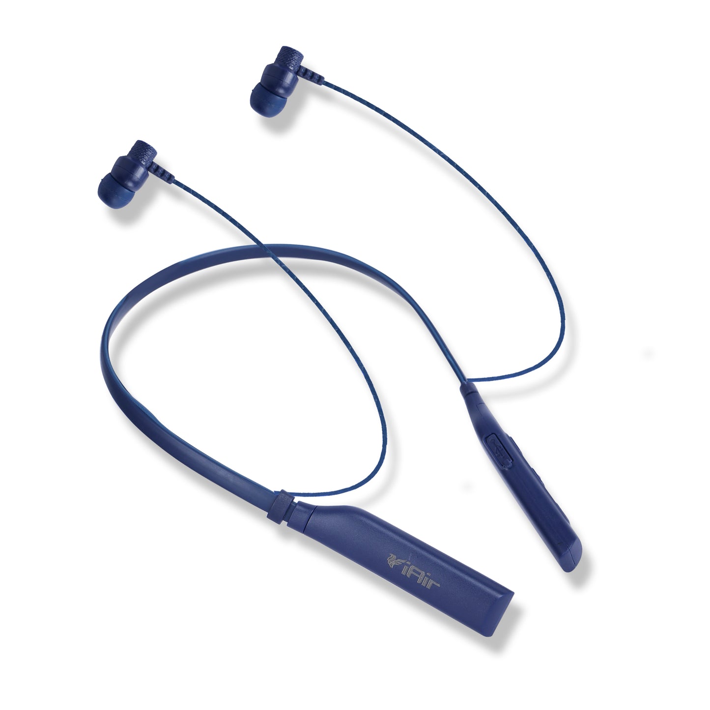 iAir B20 Boom 50 Hours Playtime | Dual Pairing | ASAP Charging | Crystal Clear Sound | Bluetooth Neckband l Vibration Call Alert