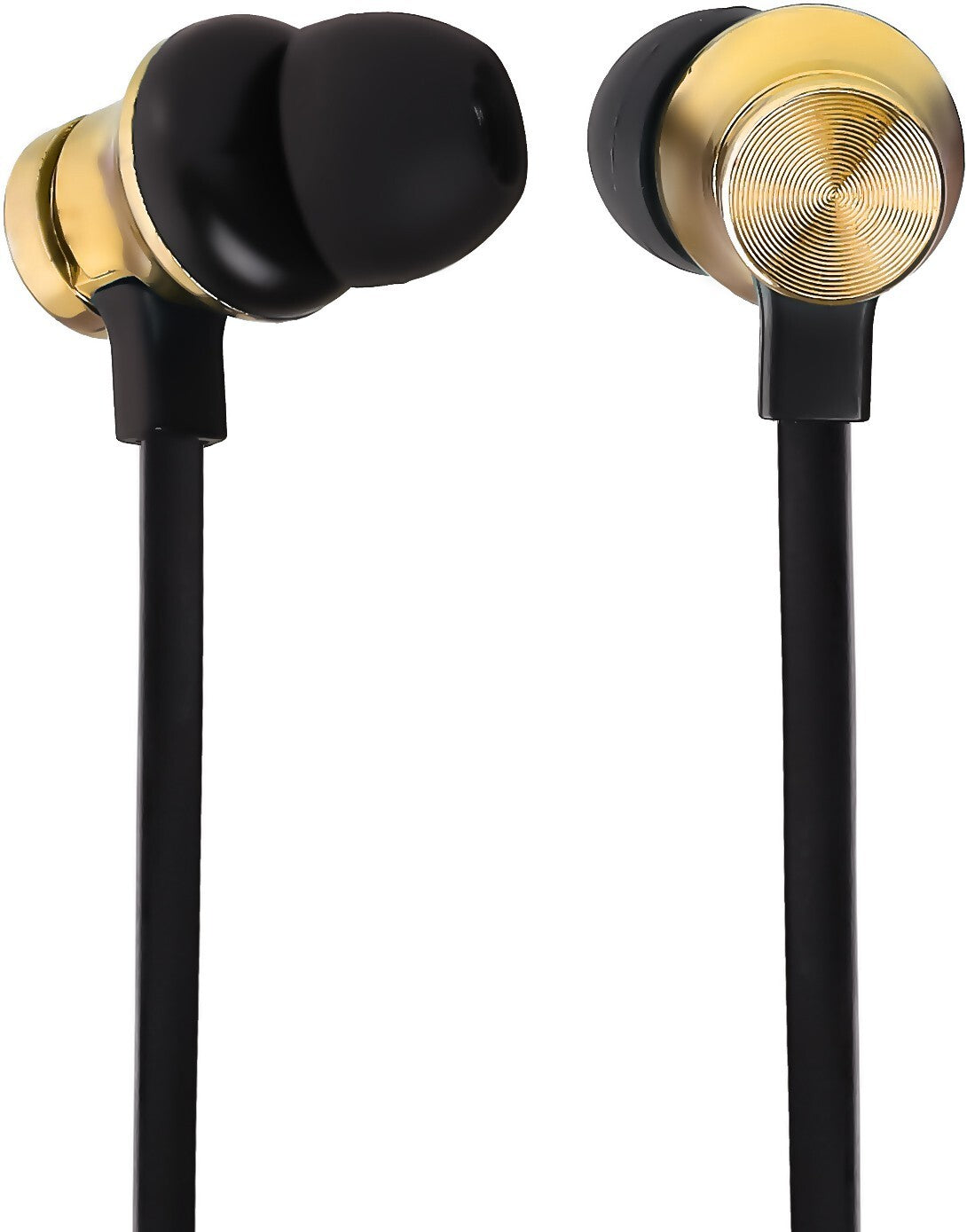 iAir B2 20 Hours Playtime | Dual Pairing | ASAP Charging | Crystal Clear Sound | Bluetooth Headset (Black & Gold