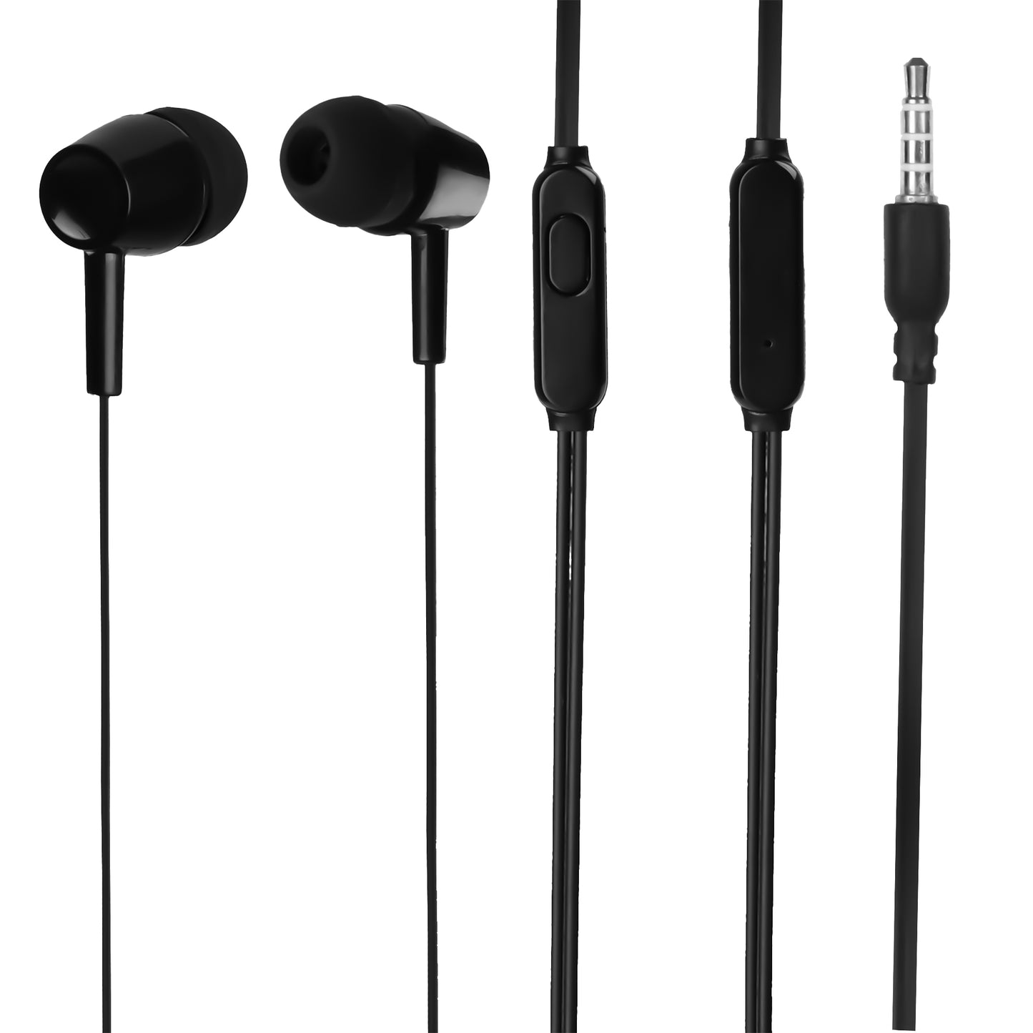 iAir H8 in Ear Wired Earphones with Mic, 3.5mm Audio Jack, 10mm Drivers, Phone/Tablet Compatible Powerful bass and Clear Sound, Clear Calling,Nonstop Gaming, Non Stop Music, Stylish