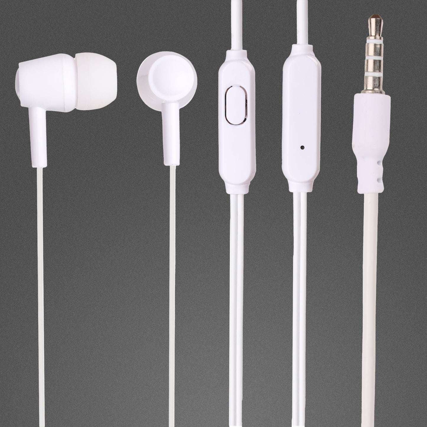 iAir H8 in Ear Wired Earphones with Mic, 3.5mm Audio Jack, 10mm Drivers, Phone/Tablet Compatible Powerful bass and Clear Sound, Clear Calling,Nonstop Gaming, Non Stop Music, Stylish