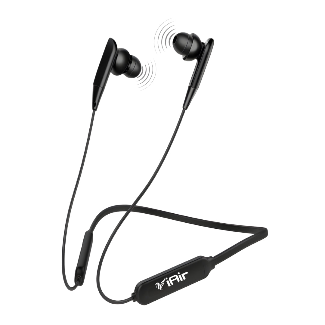 iAir Hardrock l Unbeatable 26-Hours Playtime l ASAP Charge l IPX7 Water Resistance l Quick Pairing l Bluetooth V5.0 l Sleek Design l Perfect for Active Lifestyle!