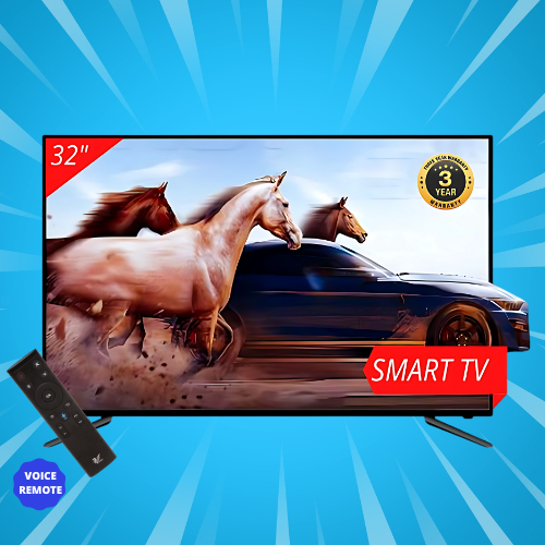 iAir - 32 Inch HD Ready Smart LED TV with Voice Remote