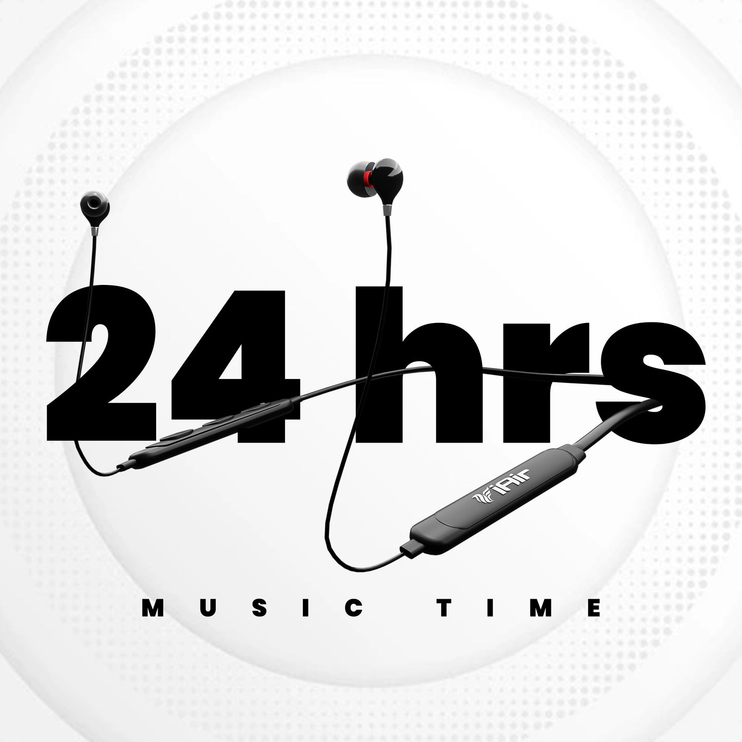 iAir Curve X Bluetooth Headset Audio, Long Battery Life, Low Latency Gaming, Comfortable Fit - Made in India