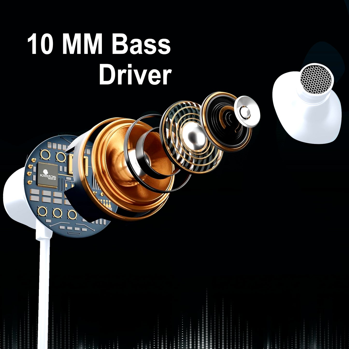 iAir Hardrock New | 25 Hrs Playtime | Type C Charging | 10mm Driver | IPX5 | Bluetooth Neckband