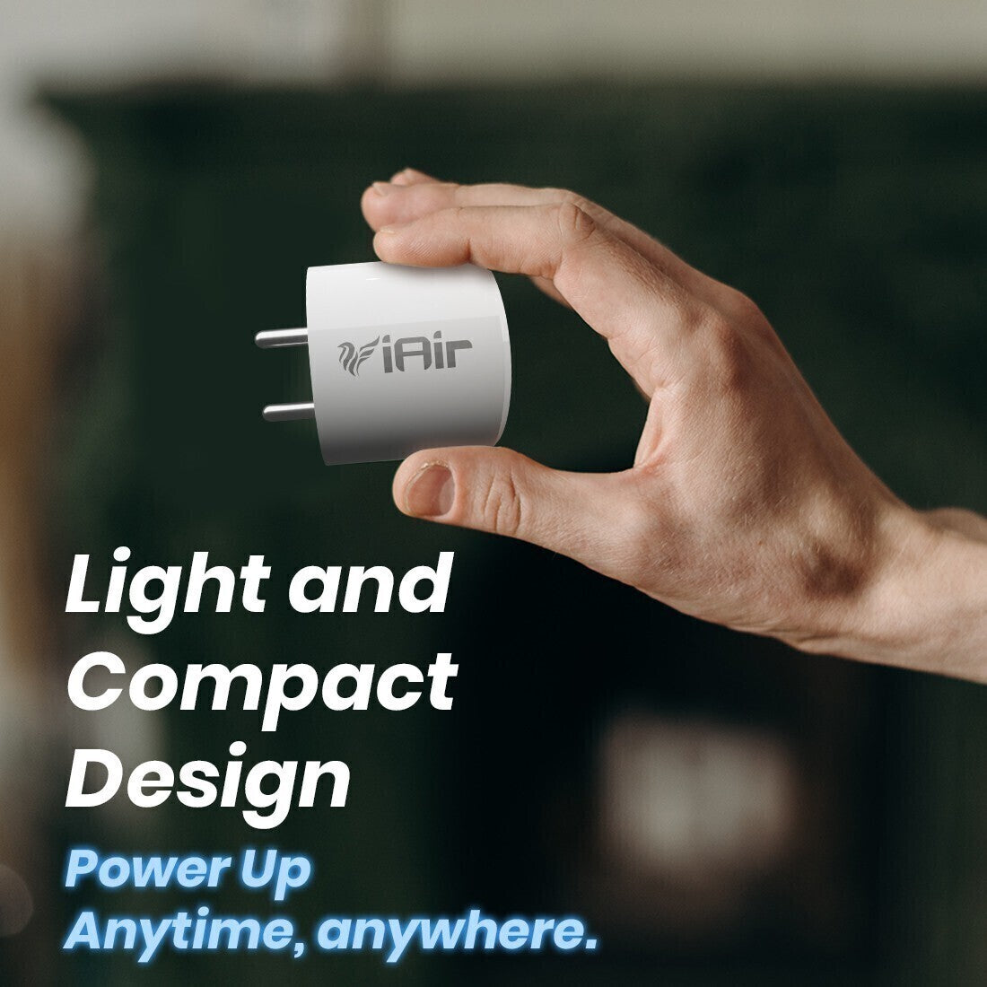 iAir C5 New 7.5 W Charging Adaptor l Universal Charger l USB Charging Port l With Charging Cable V8 (White)