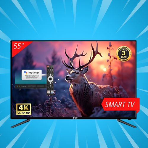 55 Inch 4K Ultra HD Smart LED TV | Voice Remote