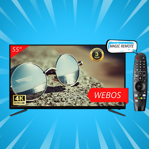 iAir - 55” SMART Frameless 4K Ultra HD LED TV | WebOS