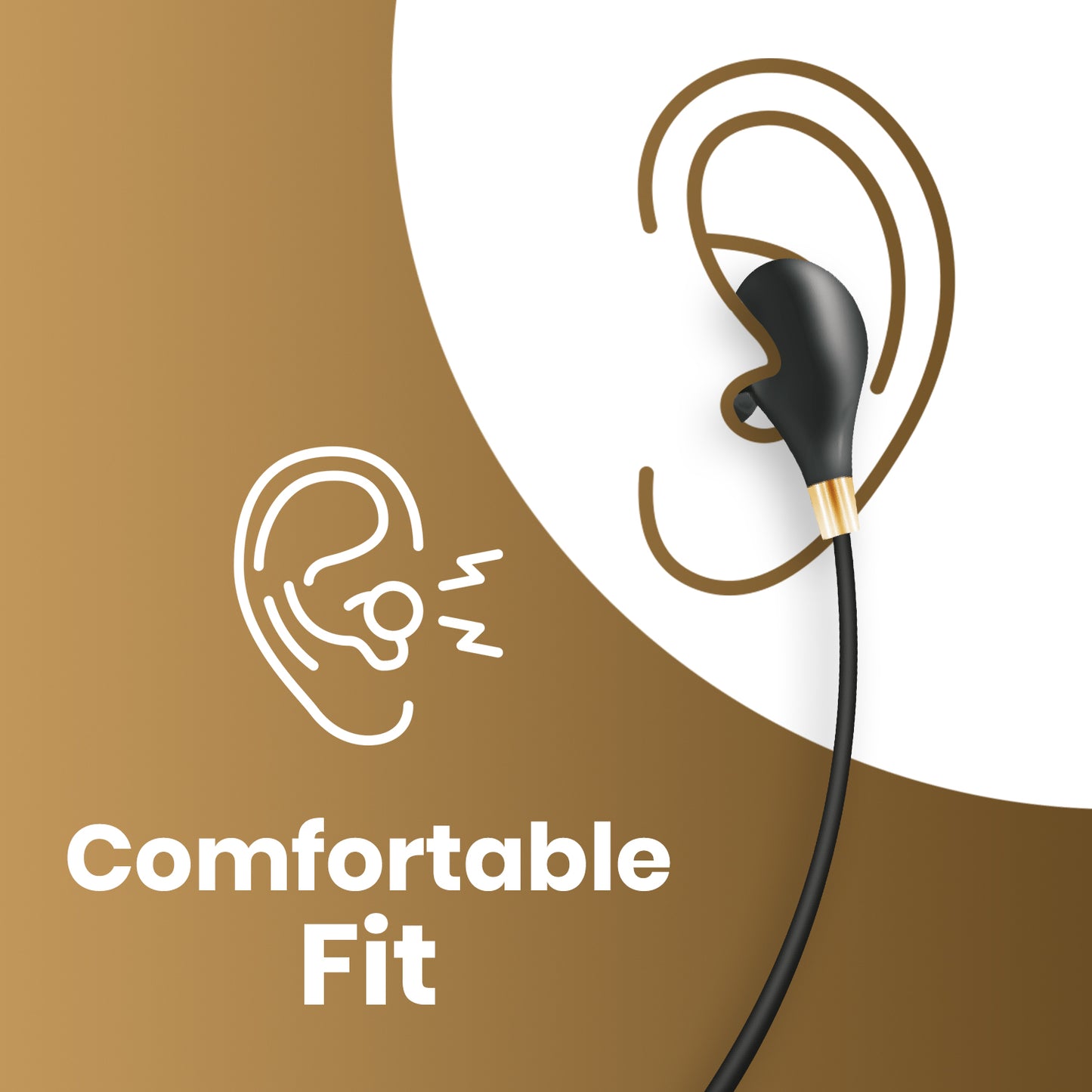 iAir S9 Beats, in Ear Wired Earphones with Mic, 3.5mm Audio Jack, 10mm Drivers, Phone/Tablet Compatible Powerful bass and Clear Sound, Clear Calling, Non Stop Music, Stylish (Black)