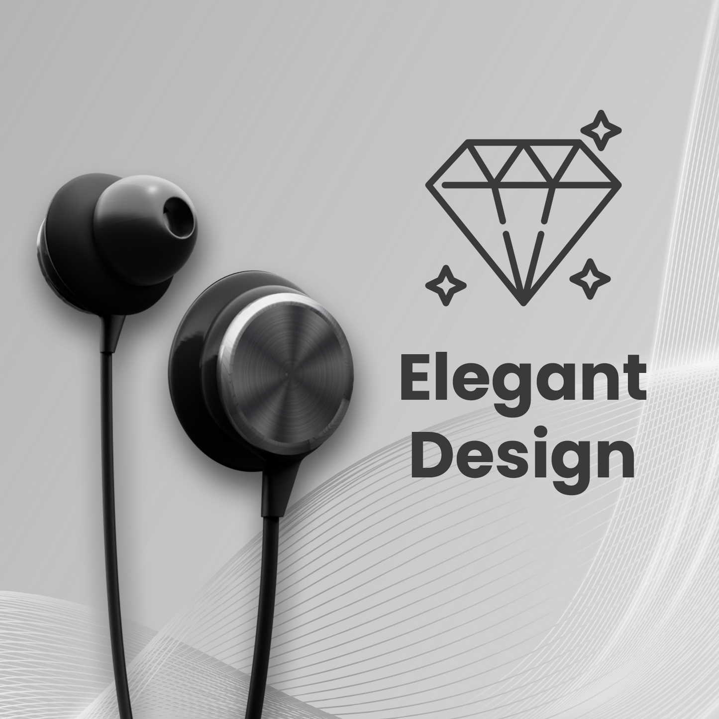 iAir S8Max in-Ear Wired Earphone with Mic, 3.5mm Audio Jack, Enhanced bass with Dynamic Style, Soft Silivon Ear Tips Compatible with All Devices