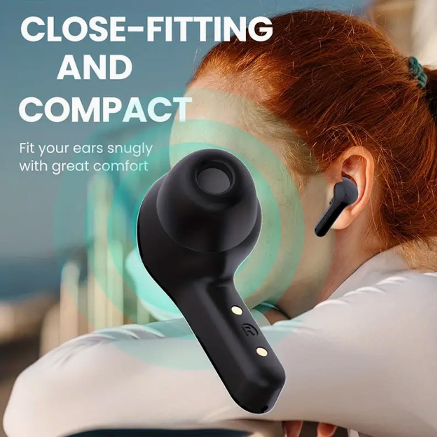 iAir Ozo Lite | 25Hrs Playtime | ENC Technology | 13mm Driver | Transparent Design | True Wireless Bluetooth Earbuds