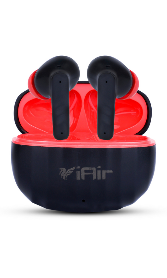 iAir T18 Pro 42Hours Playtime | ENx Technology | In-built Mic | Voice Assistant | True Wireless Earbuds