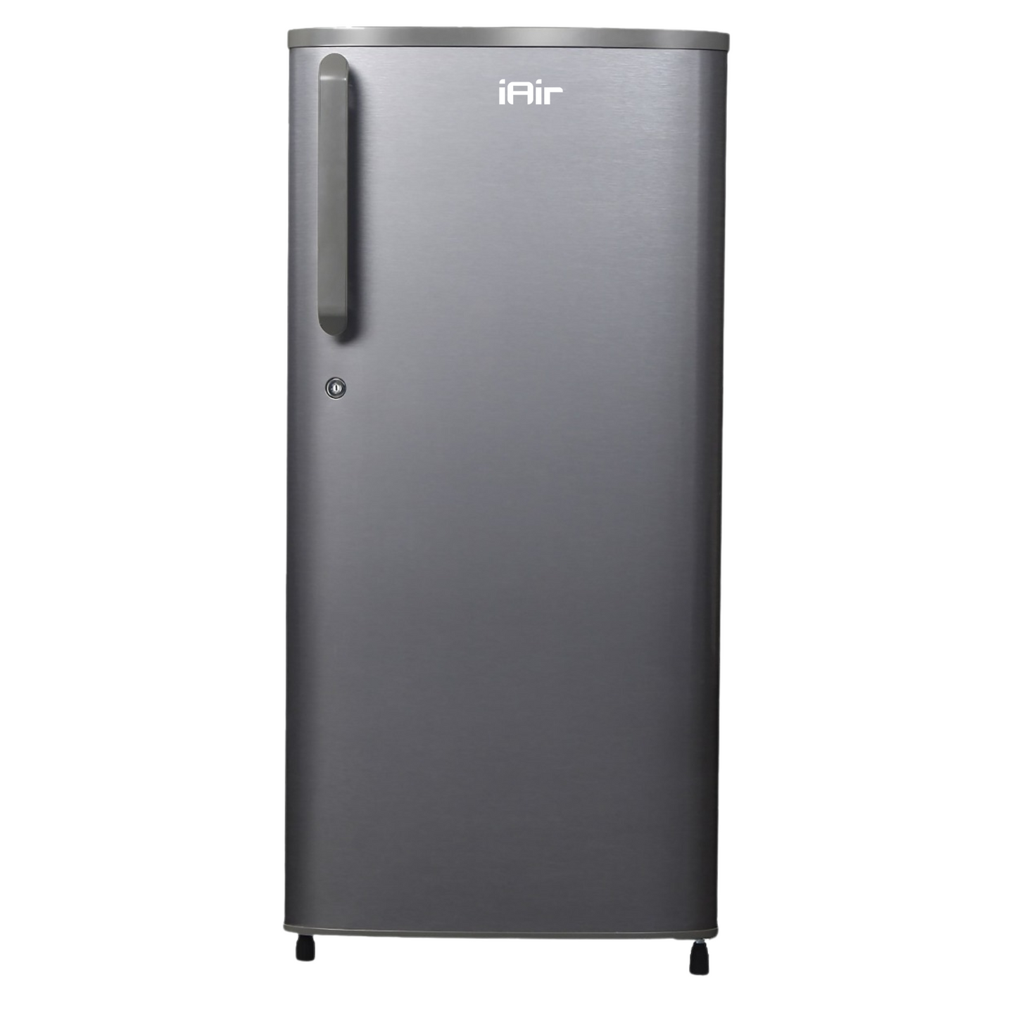 iAir R9 215L 2 Star Refrigerator – Silver, Toughened Glass Shelves, LED Light, Egg Tray, Veg Box