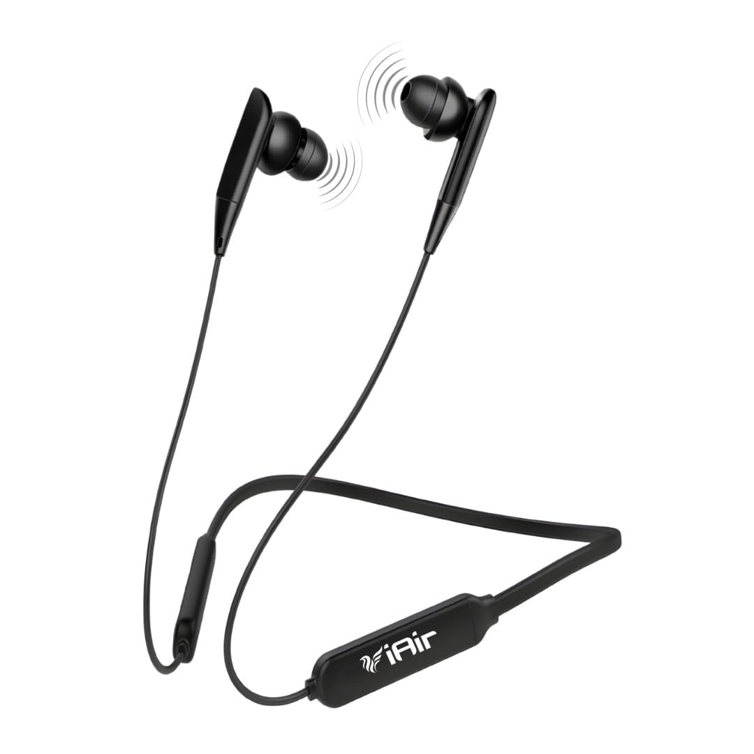 iAir Hardrock l Unbeatable 26-Hours Playtime l ASAP Charge l IPX7 Water Resistance l Quick Pairing l Bluetooth V5.0 l Sleek Design l Perfect for Active Lifestyle!