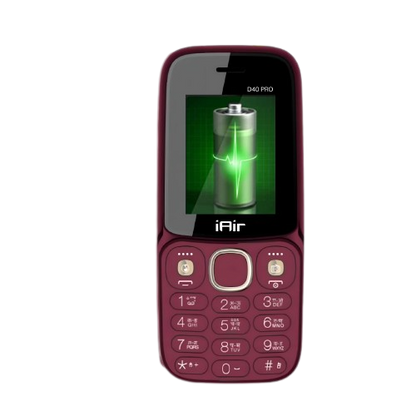 D40 Pro Dual Sim Keypad Phone | 1200 mAH Battery & Big 1.8 Inch Display | Big Torch Light | Wireless FM & Rear Camera | Auto Call Recording | Dual Sim| 32 MB Ram & 128gb Expandable Storage
