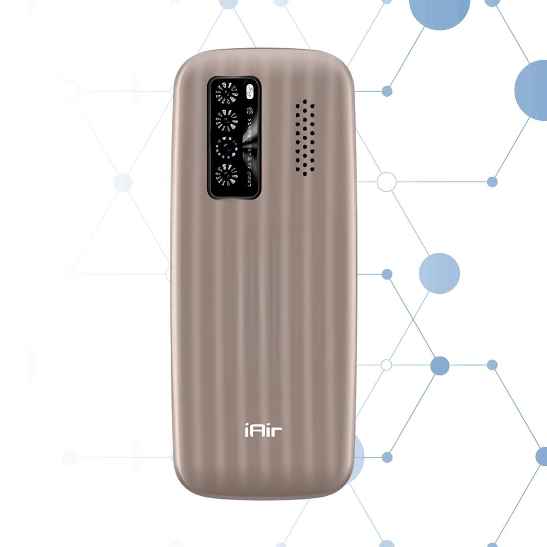 iAir S10 Dual Sim Keypad Phone | 2800 mAH Battery & Big 2.4 Inch Display | Big Torch Light | Wireless FM & Rear Camera | Auto Call Recording | 32 MB Ram & Expandable Storage 128 GB