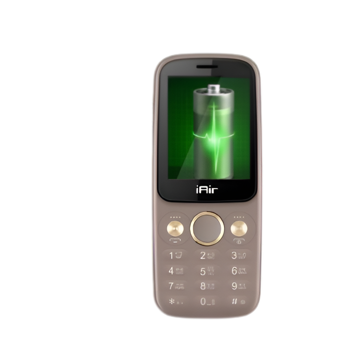 iAir S10 Dual Sim Keypad Phone | 2800 mAH Battery & Big 2.4 Inch Display | Big Torch Light | Wireless FM & Rear Camera | Auto Call Recording | 32 MB Ram & Expandable Storage 128 GB