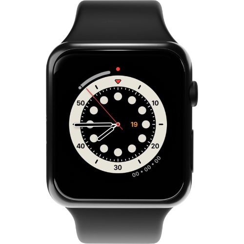 IAIR W5 Echo Bluetooth Calling Smartwatch Functional with Scroll Button Smartwatch  (Black Strap, Regular)