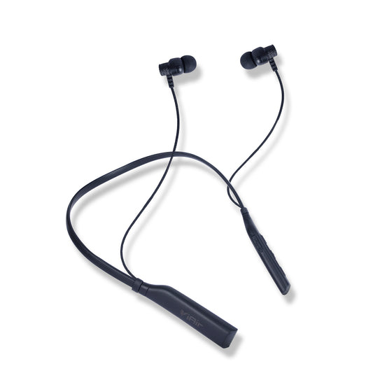 iAir B20 Boom 50 Hours Playtime | Dual Pairing | ASAP Charging | Crystal Clear Sound | Bluetooth Neckband l Vibration Call Alert