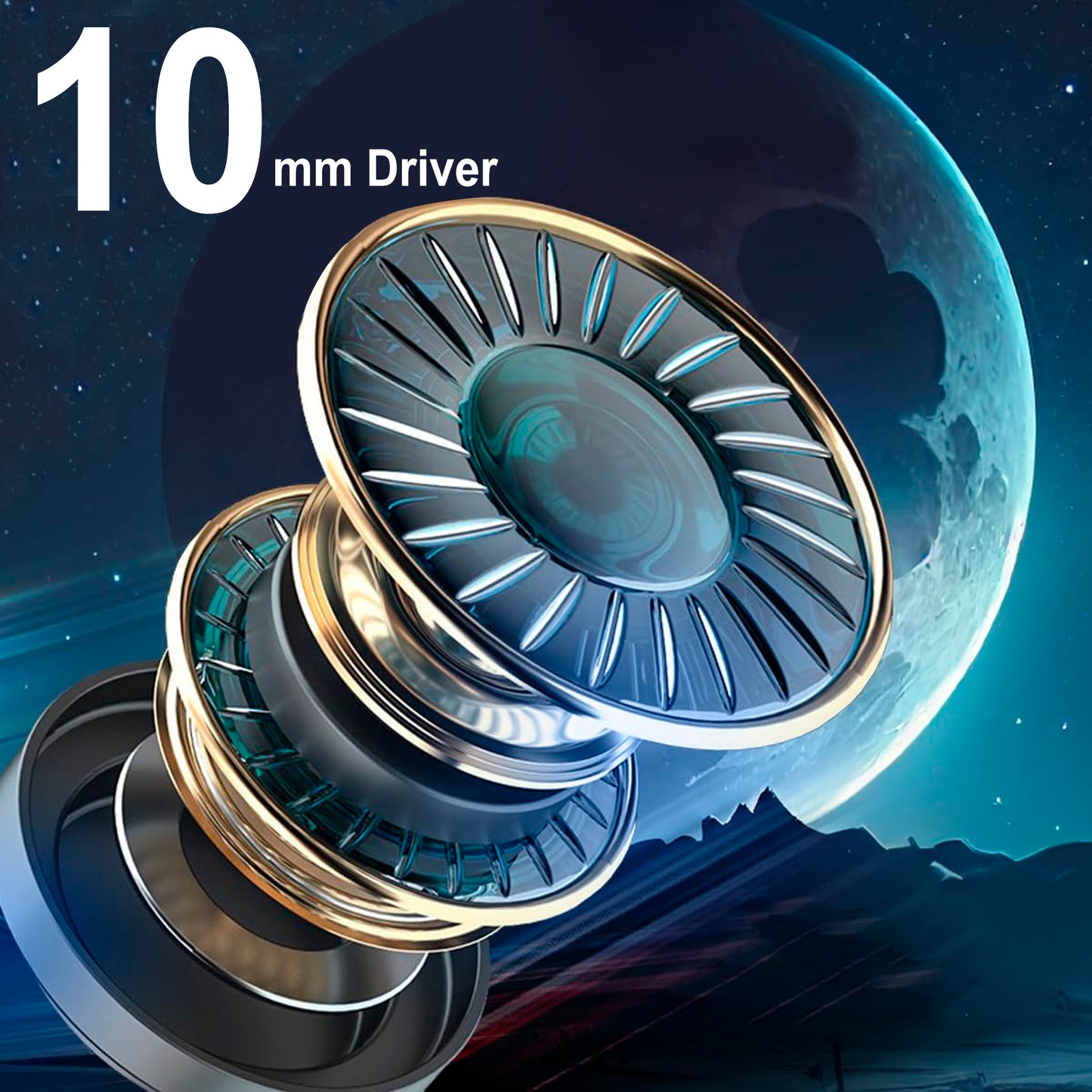 iAir T18 Pro 42Hours Playtime | ENx Technology | In-built Mic | Voice Assistant | True Wireless Earbuds