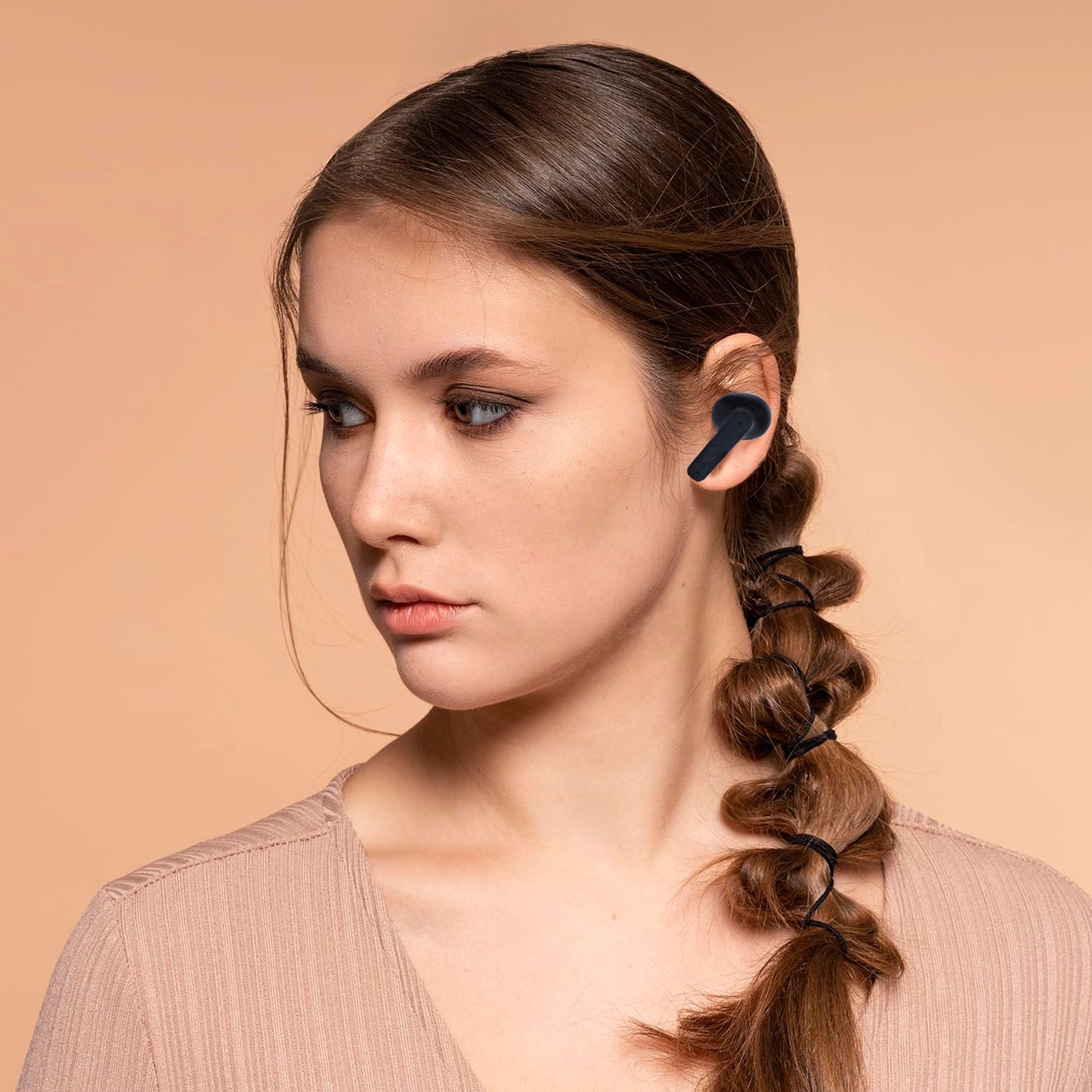 iAir T18 Pro 42Hours Playtime | ENx Technology | In-built Mic | Voice Assistant | True Wireless Earbuds