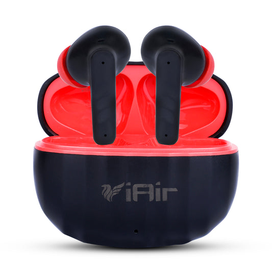 iAir T18 Pro 42Hours Playtime | ENx Technology | In-built Mic | Voice Assistant | True Wireless Earbuds