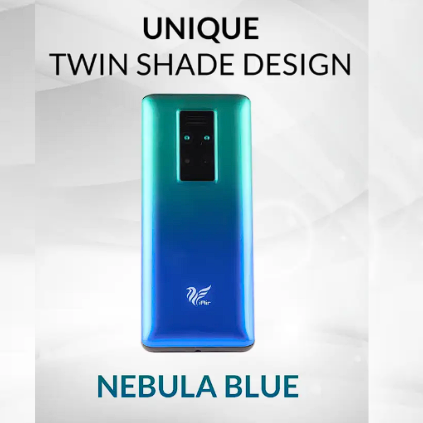 IAIR Y55 BLUE  Dual Sim Keypad Phone | 2500 mAH Battery & Big 2.8 Inch Display