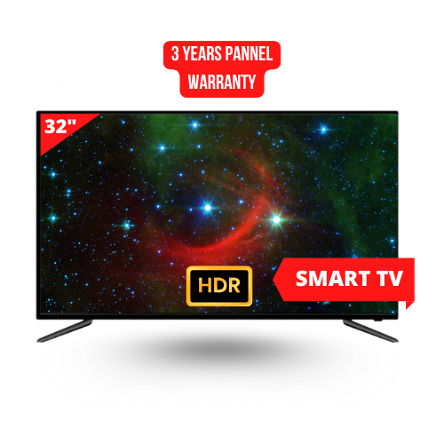 iAir 32 Inch Smart LED TV (Black) – HD Ready | Android TV with Wi-Fi & Apps