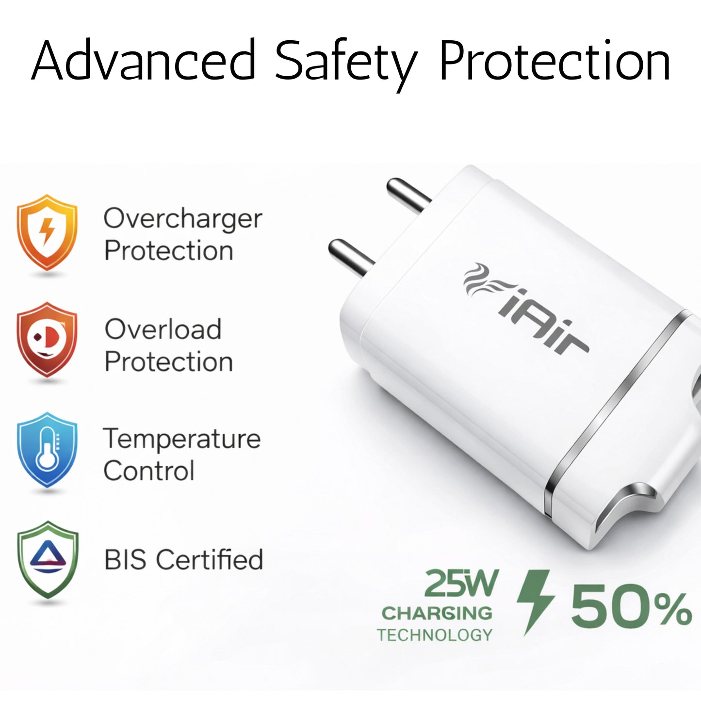 C10 25W USB Wall Adapter