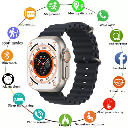 IAIR W5 Pro | 1.9Inch Super AMOLED DIsplay | Bluetooth Calling | Multi Sport Mode | Smartwatch And Get iAir Boom PRO Earbuds Free