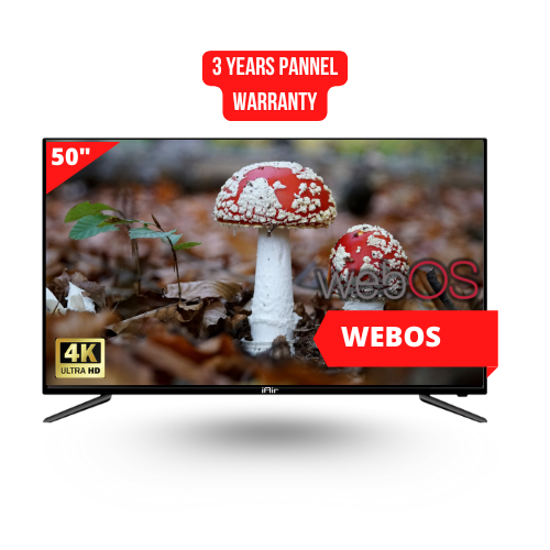 iAir 50 Inch webOS Smart LED TV – 4K UHD Display, ThinQ AI, Voice Control & Built-in Apps