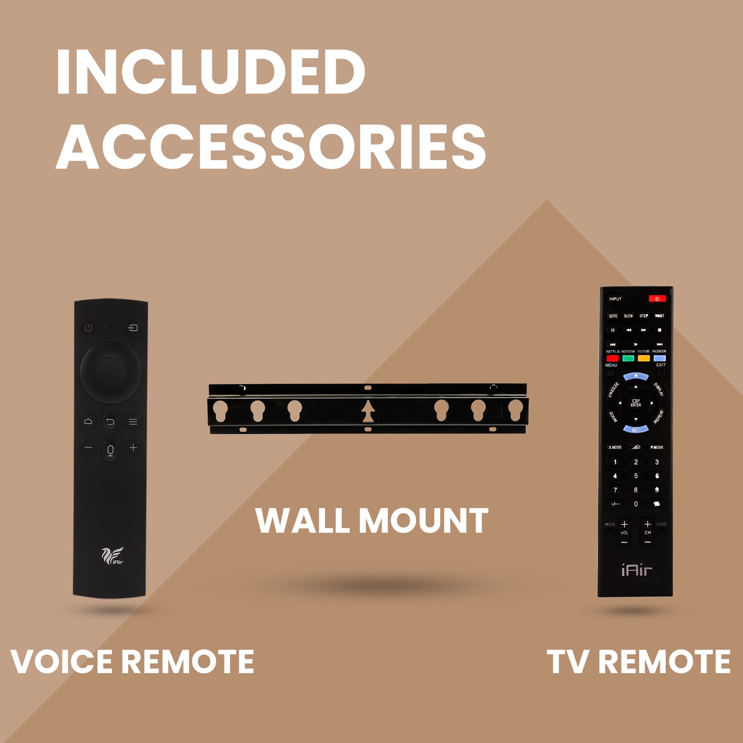 iAIR 81 CM (32 Inches) Sleek and Premium Design Eco Smart Dual Remote HD Ready LED TV, (2024 Model)