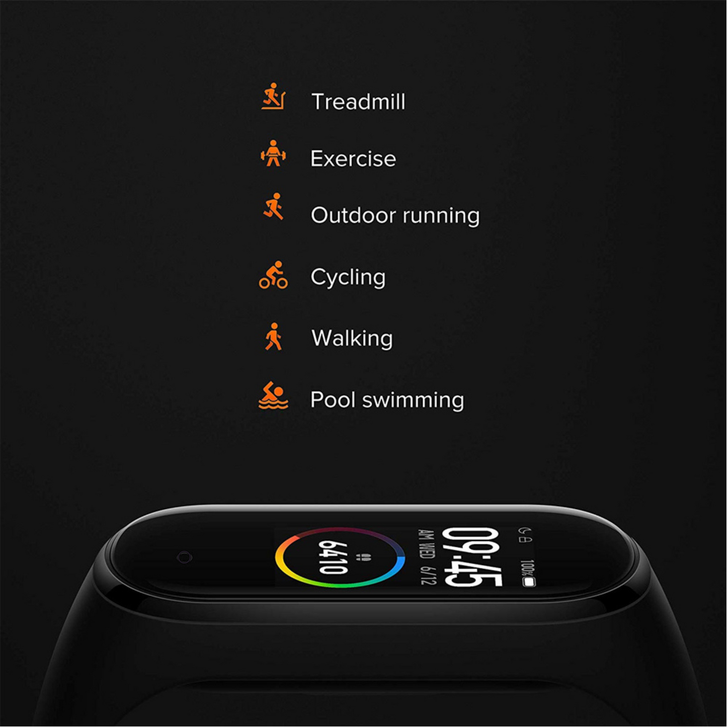 iAir M4 Fitness | Activity Tracker | Smart Band | Fitness Smart Watch