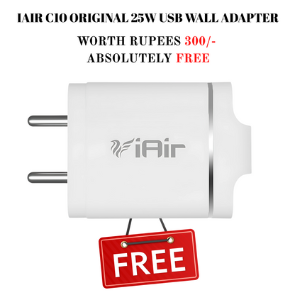IAIR W5 Pro | 1.9Inch Super AMOLED Display | Bluetooth Calling | Multi Sport Mode | Smartwatch  (Nature Black Strap, Standard)