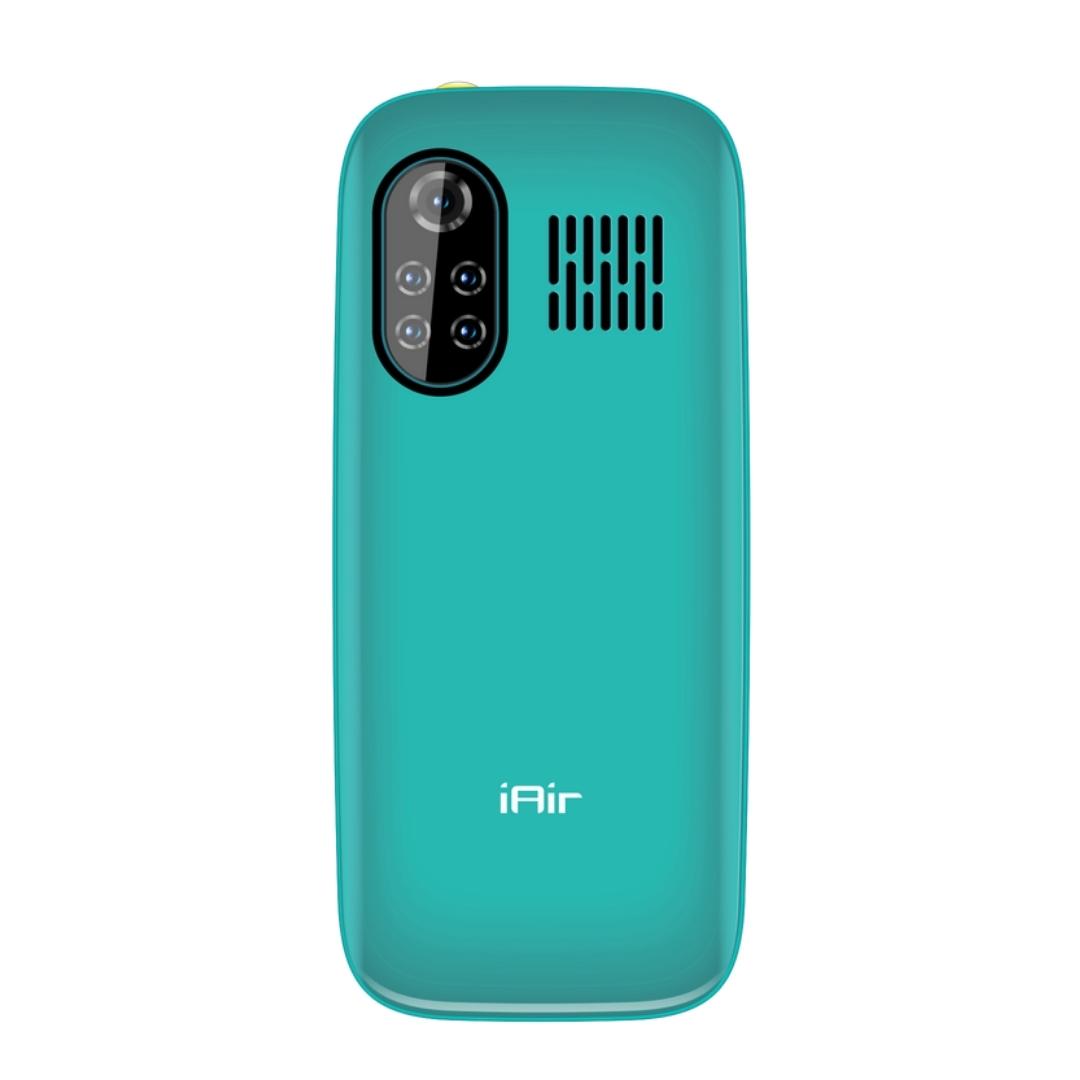 IAIR D41 Pro Dual Sim Keypad Phone | 2800 mAH Battery & Big 1.8 Inch Display | Big Torch Light | Wireless FM & Rear Camera | Auto Call Recording | 32 MB Ram & Expandable 128gb Storage