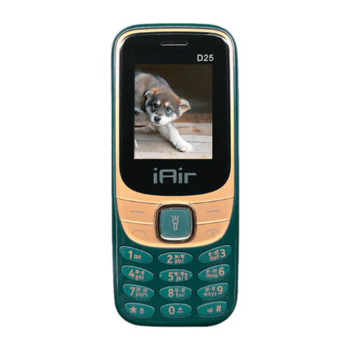 iAir D25 Dual Sim Keypad Phone | 2800 mAH Battery & Big 2.4 Inch Display