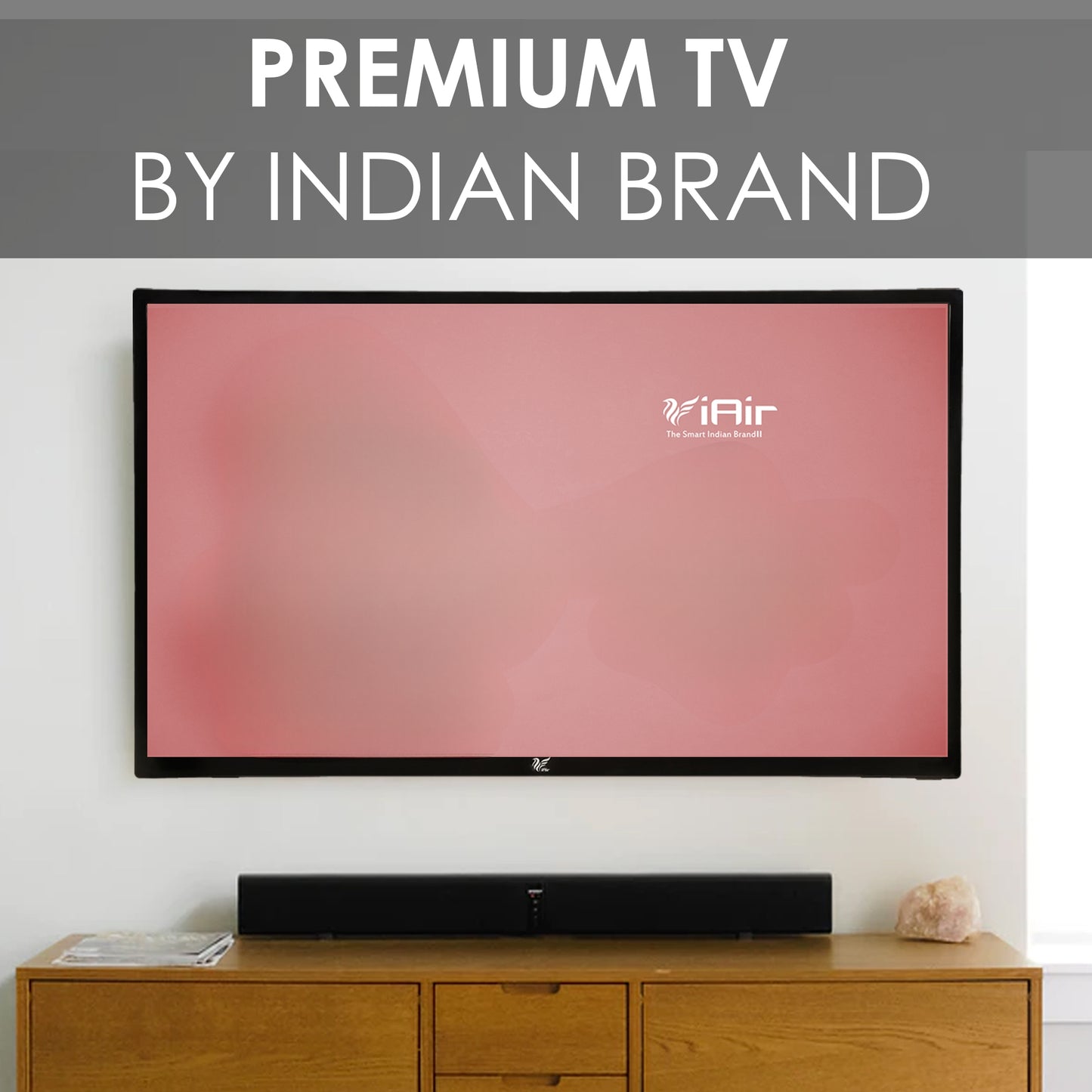 iAIR 81 CM (32 Inches) Sleek and Premium Design Eco Smart Dual Remote HD Ready LED TV, (2024 Model)