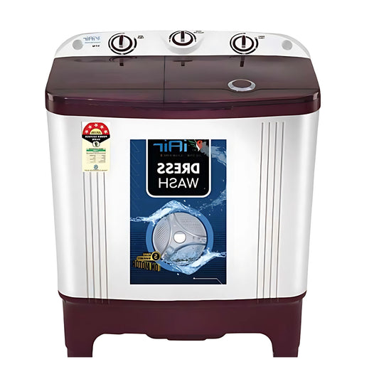 iAir 7kg 5-Star Semi-Automatic Washing Machine – Hard Water Wash, Air Dry, 1300 RPM Heavy Duty Motor